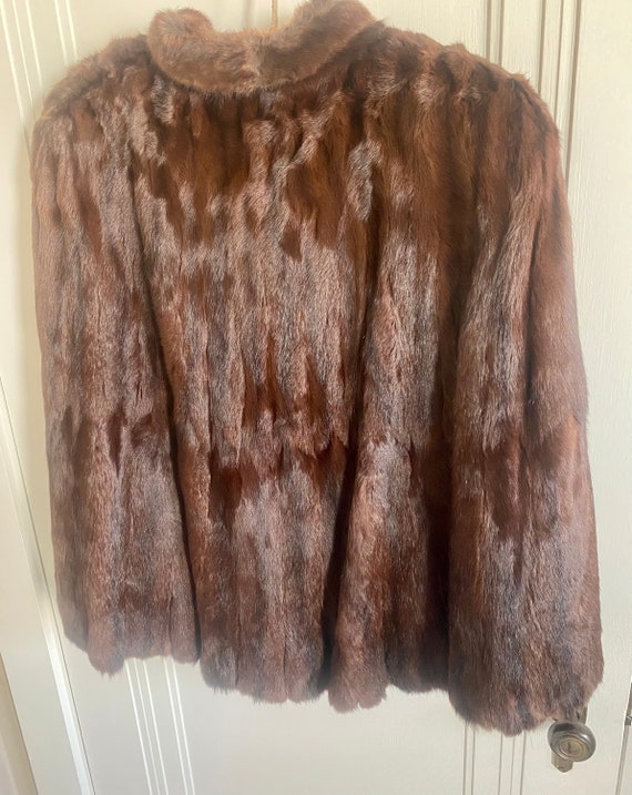 Gorgeous mink fur cape