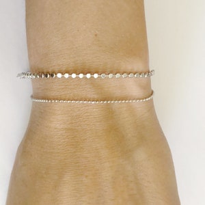 SALE!!! Set of 2 Everyday Layering Bracelets / Gift Set of Bracelets / Delicate Bracelets / Bridesmaid Gift / Layering Bracelets