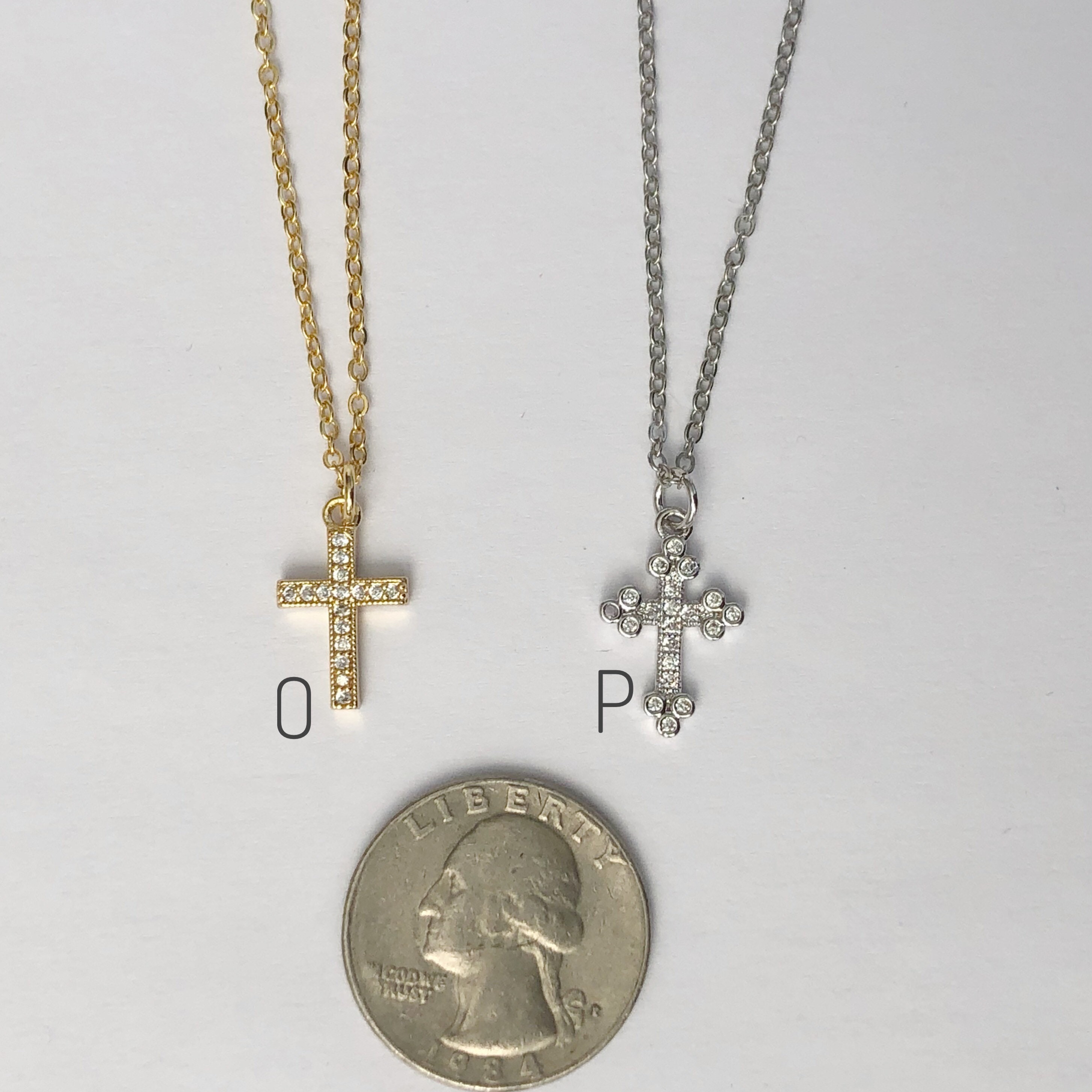 SALE Layering Cross Faith Necklace in Gold Rose Gold Etsy Australia