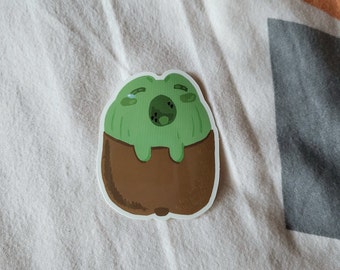 Fruit Cuties - Kiwi Froggy-sticker