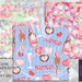 Valentines Day Digital Papers Romantic Seamless Pattern Love - Etsy