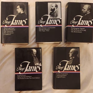 Henry James Hardcover Library of America Editions, Classic Literature Volumes 1983–1989, Collectible First Printings, Each Sold Separately