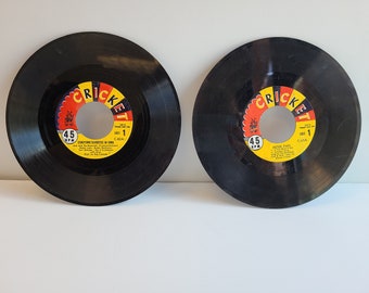 Set of two Cricket Record Vinyls