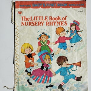 1973 A Whitman Book - The Little Book of Nursery Rhymes