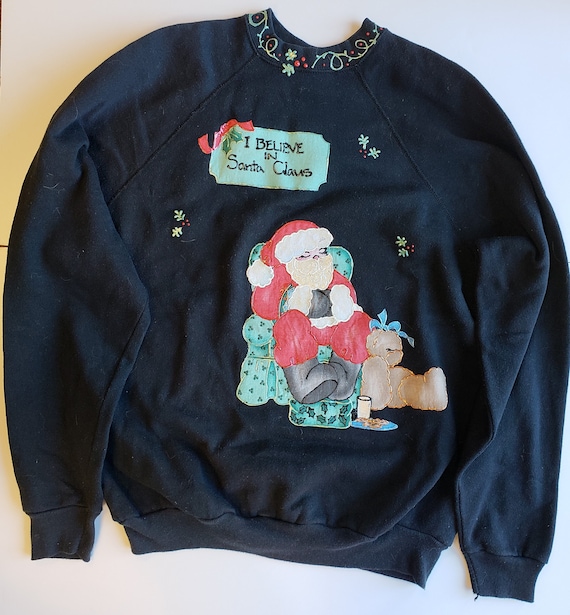 Handmade Christmas Sweatshirt - XL