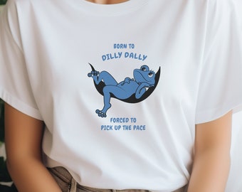 Frog meme Dilly Dally Unisex T-Shirt, funny saying shirt, sarcastic t-shirt, frog vintage t-shirt