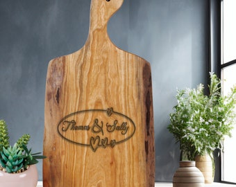 Personalized Artisan Cutting Boards, Anniversary Gifts for her, Gifts for Couple, Gifts for Him, Gifts for Husband, Anniversary Gift