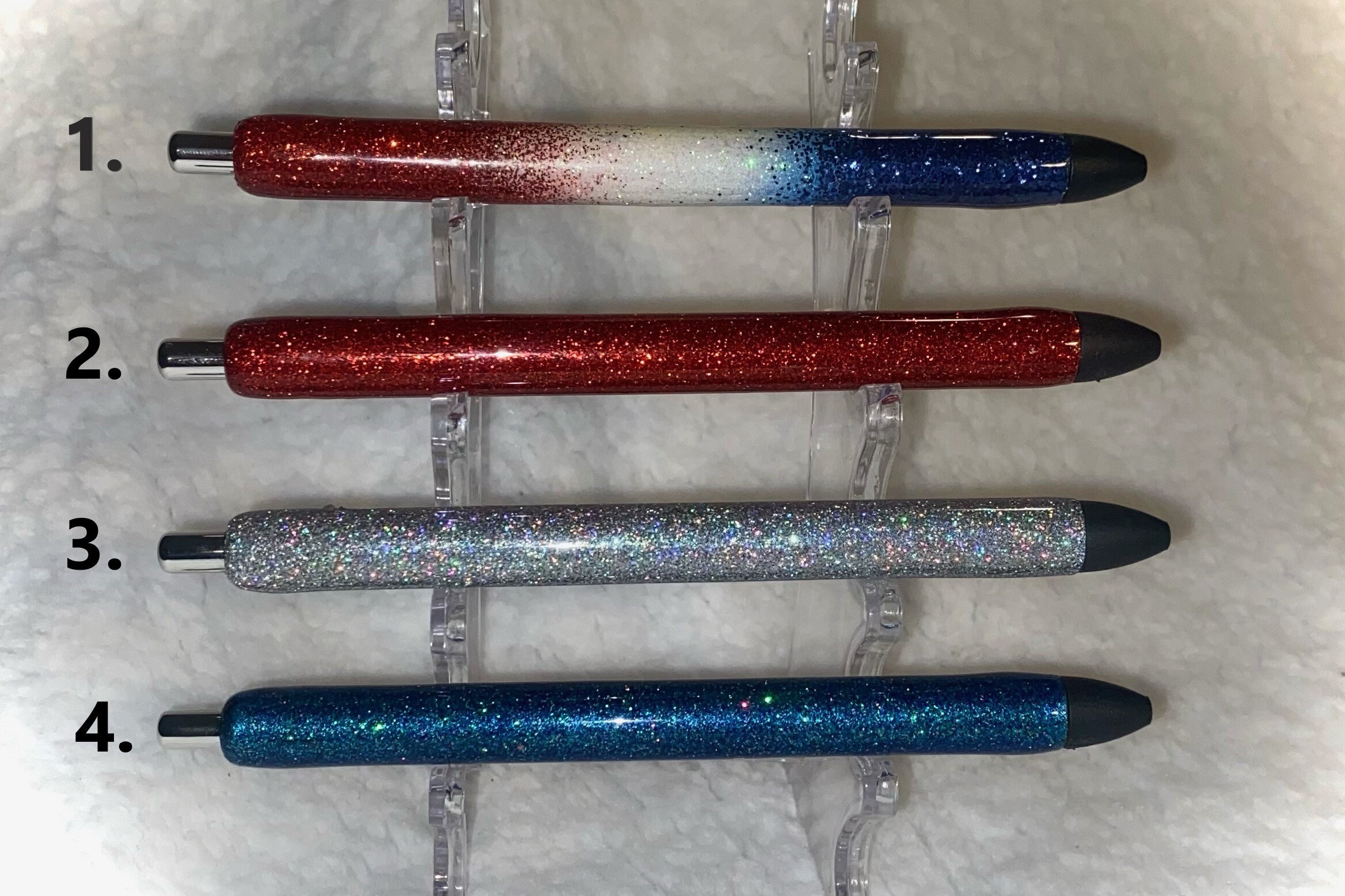 Customized Pen Refillable Personalized Epoxy Pen Custom Etsy