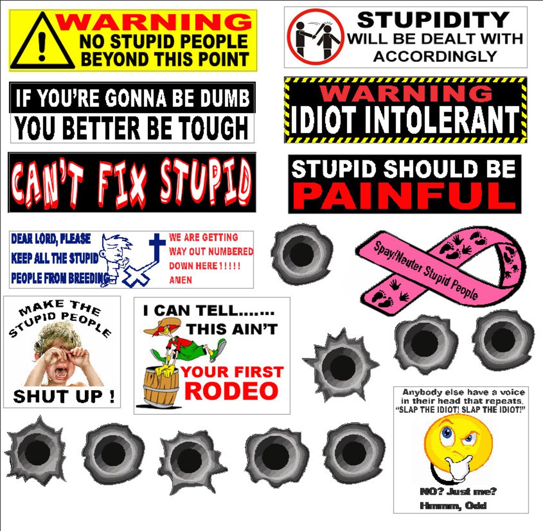 Funny Hard Hat Stickers – 'My Balls Are Bigger Than Brains' – 2-Pack Safety Helmet Decals