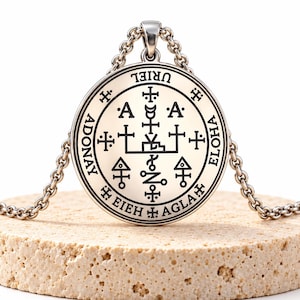 Archangel Uriel Seal Talisman/Protection and Creativity Amulet/Seal of Archangel Uriel/Esotericism/White Magic Pendant/Invocations