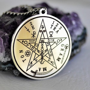 Pentagram of Solomon Talisman – Protection Amulet, White Magic, Tetragrammaton, Powerful Esoteric Pendant, Original Gift