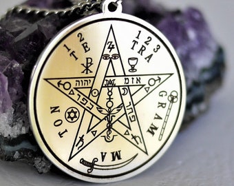 Pentagram of Solomon Talisman – Protection Amulet, White Magic, Tetragrammaton, Powerful Esoteric Pendant, Original Gift
