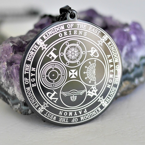 Talisman of the 4 Elements//White Magic Amulet//Consecration Amulet//Esotericism//White Magic//Pendant//Gift Idea//Pentacle