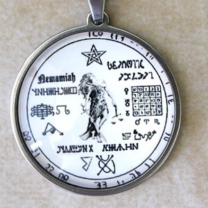 Seal of Psalm 12 – Esoteric Protection Amulet and Coptic Magic, Magic Talisman with Square of Mars and Angel Nemamiah, Original Gift