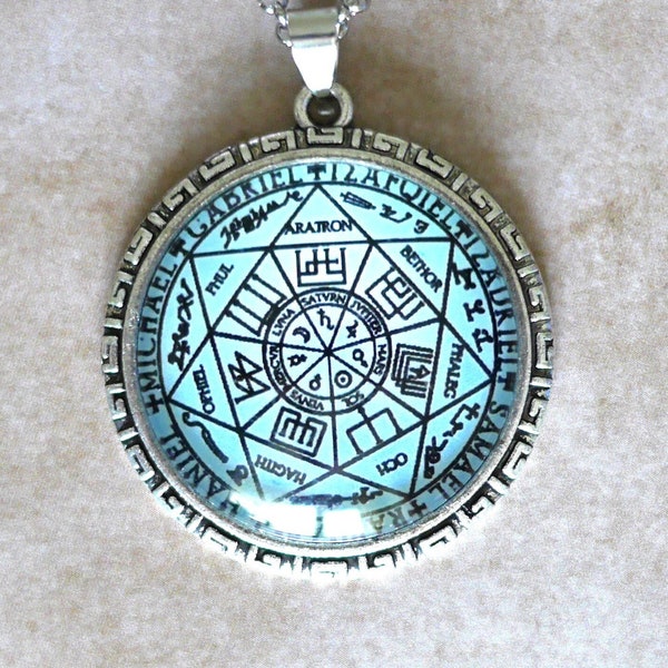 Talisman des 7 Archanges //Talisman de Salomon// Sceau Magique//Pentacle des Archanges//Amulette//Esotérisme//Cadeau homme//Cadeau femme