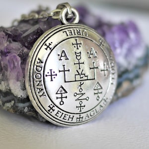 Seal of Archangel Uriel//Pentacle of the Archangels//Magic Amulet//Protection Amulet//Esotericism//Uriel//Pentacle of Uriel//Pendant
