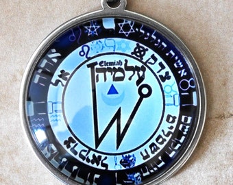 Talisman Magic Seal of the Angel Elemiah //Protection Talisman//Magic Amulet//Powerful Amulet//Esotericism//Elemiah//Pendant