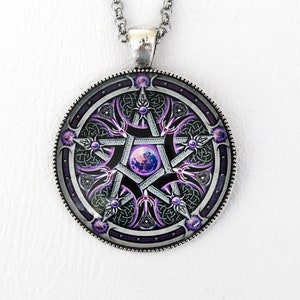 Talisman Pentagramme Onyx//Talisman//Cadeau Homme//Cadeau Femme//Pentagramme//Amulette Magique//Amulette de Protection//Amulette//Pendentif zdjęcie 4