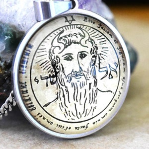 Talisman 1st Pentacle of the Sun, &quot;EL SHADDAÏ&quot;//Talisman of Solomon//Magic Amulet//Seal of Solomon//Amulet//Esotericism//Pentacle