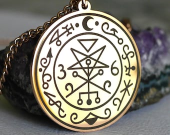 Lilith Magic Seal Talisman - Powerful Esoteric Amulet, Occult Necklace, Lunar Goddess, Feminine Protection, Witchcraft