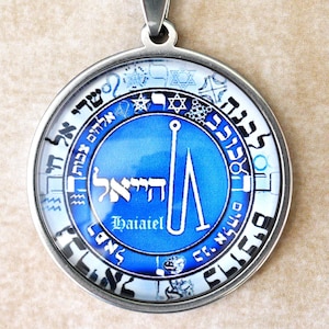Haiaiel Angel Talisman – 30 mm Protection Amulet, Against Black Magic, Manipulation and Breakups – Esotericism and White Magic, Gift