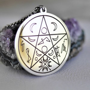 Pentacle of the Moon//Magic Square of the Moon//Pentacle of the Moon//Protection Amulet//Esotericism//Protection Pentacle//Clairvoyance