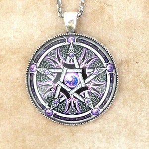 Talisman Pentagramme Onyx//Talisman//Cadeau Homme//Cadeau Femme//Pentagramme//Amulette Magique//Amulette de Protection//Amulette//Pendentif zdjęcie 6