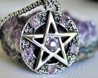 Pentagram Talisman of Protection – Esoteric Amulet, Magic Pentacle, Star of Ishar, Zircon, Spiritual Shield, Mystical Gift