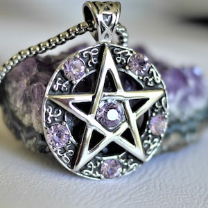 Pentagram Talisman of Protection – Esoteric Amulet, Magic Pentacle, Star of Ishar, Zircon, Spiritual Shield, Mystical Gift