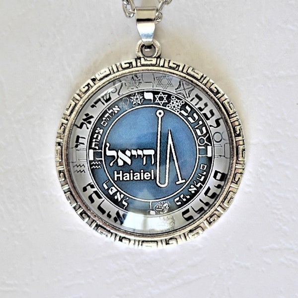 Haiaiel Talisman „Engel Magisches Siegel“//Talisman „Engel“//Amulett „Schutz“//Talisman „Mächtig“//Esoterik//Weiße Magie//Anhänger