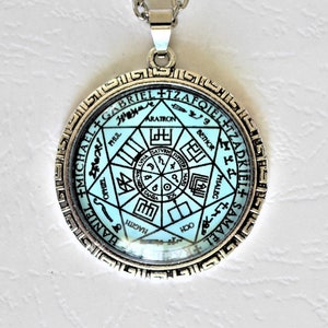 Talisman der 7 Erzengel //Talisman Salomos// Magisches Siegel//Pentagramm der Erzengel//Amulett//Esoterik//Geschenk für Männer//Geschenk für Frauen Bild 5