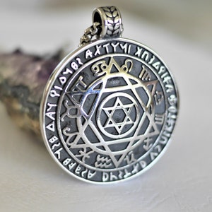 Talisman Hexagramme de Salomon//Amulette Puissante//Cadeau Original//Talisman de Salomon//Amulette//Esotérisme//Cadeau Homme//Cadeau Femme image 4