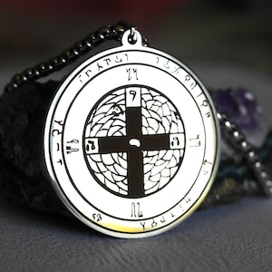 Pentacle 34 of Abbot Julio//The Cross//Pentacle of Abbot Julio//Amulet//Talisman//Protection Amulet//Esotericism//White Magic