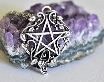 Collana Pentagramma //Pentagramma di protezione//Pentagramma talismano//Regalo da uomo//Regalo da donna//Amuleto di protezione//Esoterismo