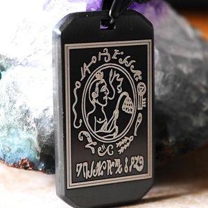 Talisman 8th Pentacle of the Black Hen - Magic Amulet to invoke the Genies and Accomplish your Works, Powerful Mystical Talisman