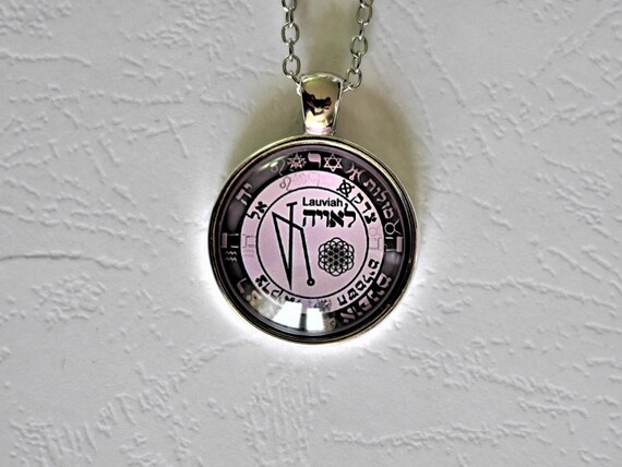 Talisman Magic Seal Angel Lauviah Of The - Angel Talisman Pendant Uk Talisman Magic Seal Angel Lauviah Of The - Angel Talisman Pendant Uk