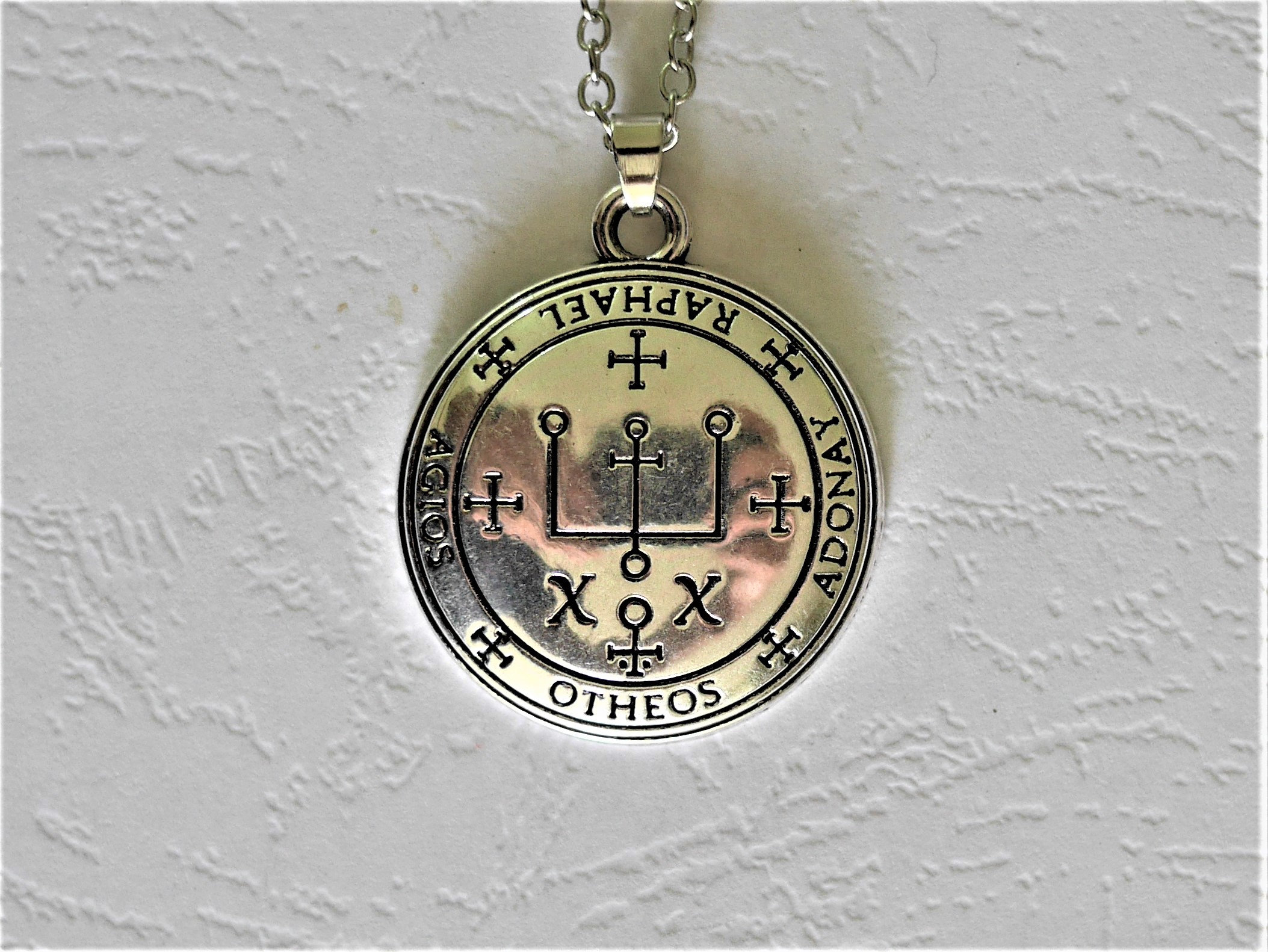 Collier Pendentif Sceau de l'Archange Raphael main image 0