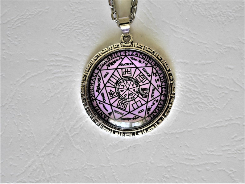 Talisman der 7 Erzengel //Talisman Salomos// Magisches Siegel//Pentagramm der Erzengel//Amulett//Esoterik//Geschenk für Männer//Geschenk für Frauen Bild 6