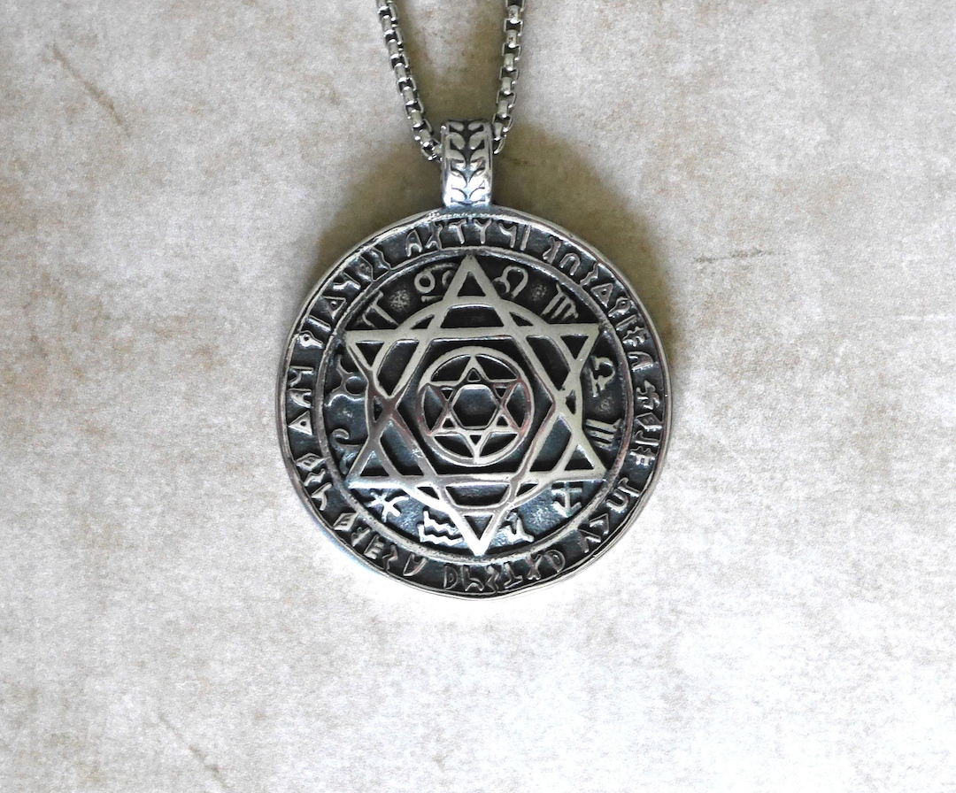 Solomon Hexagram, Sacred Talisman of Command, Powerful Seal, Magic Amulet  of Protection, Esotericism, Original Gift - Main Image