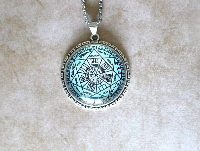 Talisman der 7 Erzengel //Talisman Salomos// Magisches Siegel//Pentagramm der Erzengel//Amulett//Esoterik//Geschenk für Männer//Geschenk für Frauen Bild 1