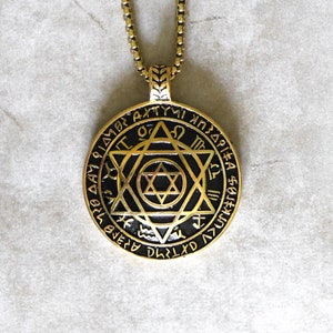 Talisman Hexagramme de Salomon//Amulette Puissante//Cadeau Original//Talisman de Salomon//Amulette//Esotérisme//Cadeau Homme//Cadeau Femme image 10