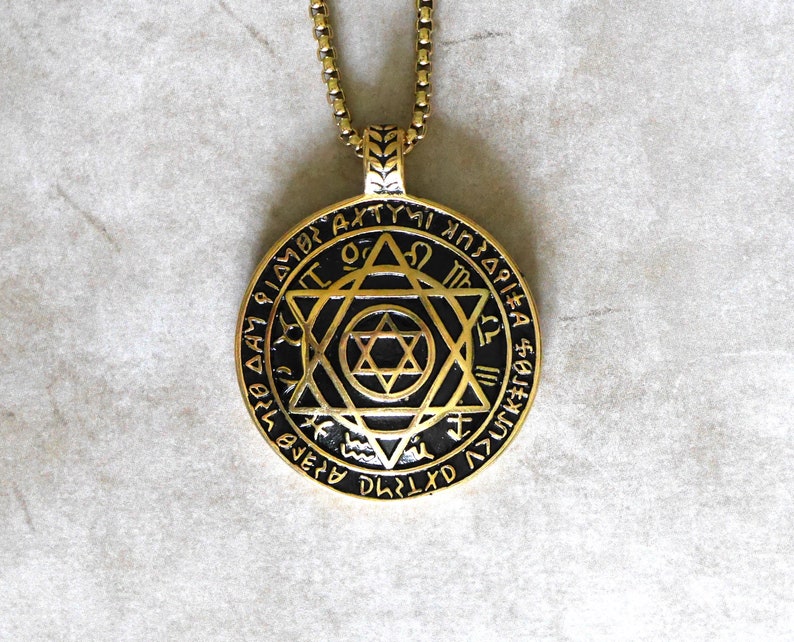 Talisman Hexagramme de Salomon//Amulette Puissante//Cadeau Original//Talisman de Salomon//Amulette//Esotérisme//Cadeau Homme//Cadeau Femme image 10