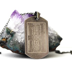 Tabla de los Espíritus del Fuego/Séptimo Libro de Moisés/Dominación/Piromancia/Magia Blanca y Ocultismo/Talismán/Amuleto de Protección/Colgante