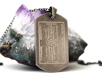 Tavola degli Spiriti del Fuoco/7° Libro di Mosè/Dominio/Piromanzia/Magia Bianca e Occultismo/Talismano/Amuleto di Protezione/Ciondolo