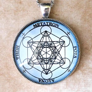 Talismán del Ángel Metatrón//Ángel Metatrón//Sello del Ángel Metatrón//Collar Religioso//Amuleto de Protección//Esoterismo//Pentáculo