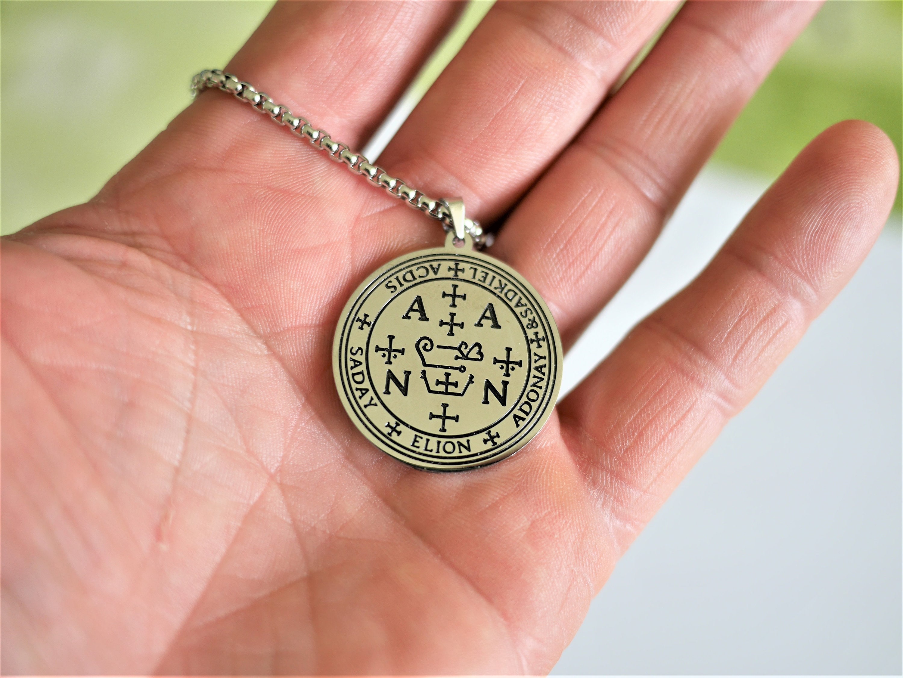 Archangel Sigils : Arch Angel Zadkiel Sigil, .925 Sterling