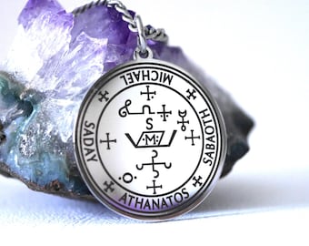 Siegel-Talisman des Erzengels Michael / Schutzamulett gegen böse Mächte / Pentagramm der Erzengel / Anrufung / Weiße Magie / Esoterik