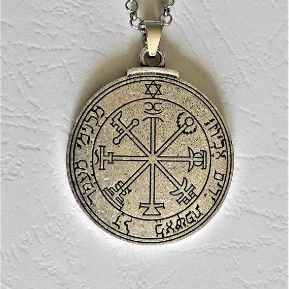 JupiterTalisman Handmade pewter pendant Protect from earthly dangers