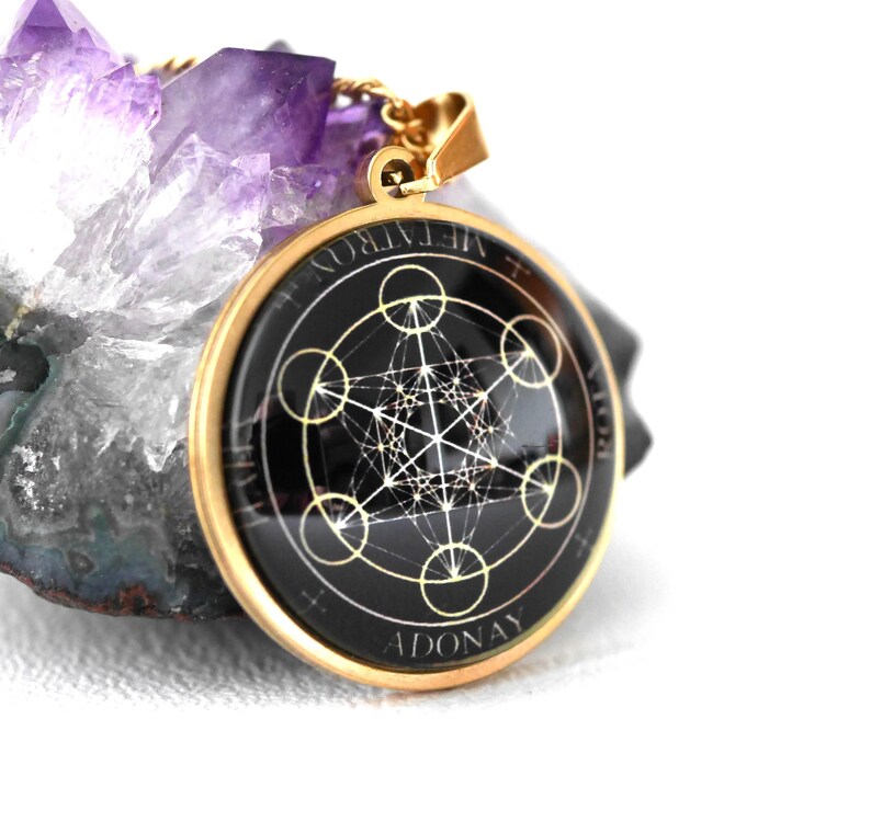 Erzengel Metatron Siegel-Talisman / Spiritueller Führer / Meister des Karmas / Amulett des Schutzes und der spirituellen Erhebung / Esoterik / Weiße Magie Bild 4