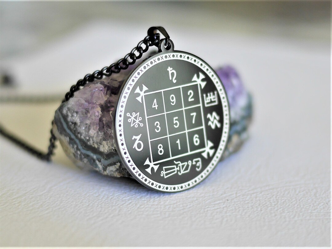 Jewelry Magic Square Pendant Talisman Magic Square Of Saturn